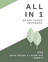 Algopix Similar Product 16 - All in 1 graph notebook QUAD RULED