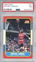 Algopix Similar Product 12 - Michael Jordan 1986 Fleer #57 PSA 7