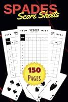 Algopix Similar Product 11 - Spades Score Sheets spades Score