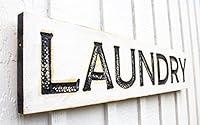 Algopix Similar Product 8 - Laundry Sign  Carved in a Solid Wood