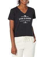 Algopix Similar Product 3 - Life is Good Womens Crusher Graphic