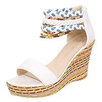 Algopix Similar Product 6 - GFHFHITJ Summer Womens Wedge