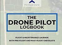 Algopix Similar Product 20 - The Drone Pilot Logbook Drone Flight 