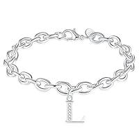 Algopix Similar Product 17 - WIBERN Jewelry Silver Tone Zircon Stone