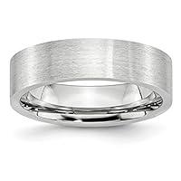 Algopix Similar Product 14 - Cobalt Flat Satin 6mm Band Size 9