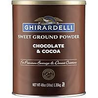 Algopix Similar Product 20 - Ghirardelli Sweet Ground Chocolate and