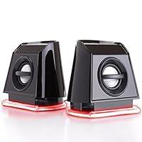 Algopix Similar Product 14 - GOgroove 2MX LED Computer Speakers with