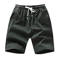 Algopix Similar Product 10 - Uaizbly Mens Cotton Shorts Casual