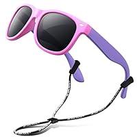 Algopix Similar Product 17 - RIVBOS Kids Sunglasses for Girls Boys