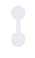 Algopix Similar Product 4 - Large White Gummed Ring Price Tags  1