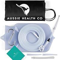 Algopix Similar Product 9 - Premium Clear Silicone Enema Bag Kit 