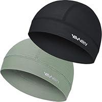 Algopix Similar Product 12 - YANIKY Skull Caps for Men Helmet Liner