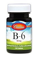 Algopix Similar Product 14 - Carlson  B6 50 mg Promotes Energy