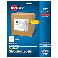 Algopix Similar Product 16 - Avery White FullSheet Labels for