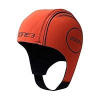 Algopix Similar Product 20 - Zone3 Neoprene Swim Cap HiVis Orange