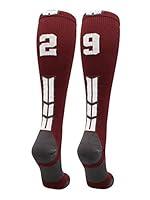 Algopix Similar Product 9 - MadSportsStuff Player Id Number Socks