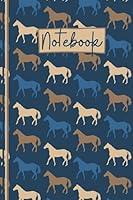 Algopix Similar Product 7 - Horse Notebook Cute Horse Lined