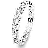 Algopix Similar Product 3 - Sz 8 Sterling Silver 925 Celtic Knot