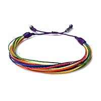 Algopix Similar Product 7 - Rainbow Pride Bracelet Handmade LGBTQ