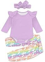 Algopix Similar Product 11 - Baby Girls Outfits 3pcs Pink Leopard
