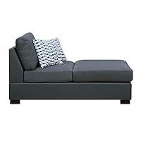 Algopix Similar Product 10 - Benjara Blended Linen Chaise With