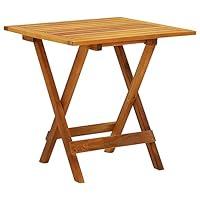 Algopix Similar Product 1 - vidaXL Square Acacia Wood Bistro Table