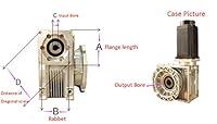 Algopix Similar Product 11 - Worm Gear Speed Reducer NEMA23 Stepper
