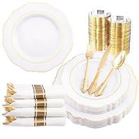 Algopix Similar Product 9 - Liacere 350PCS Gold Plastic