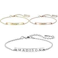 Algopix Similar Product 19 - Personalized Bracelets for Mom Daughter