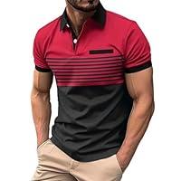 Algopix Similar Product 12 - Shirts for Men Summer Short Sleeve Polo
