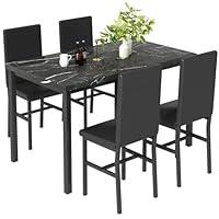 Algopix Similar Product 4 - MIERES Dining Table Set for 4