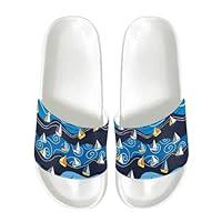 Algopix Similar Product 11 - Psesaysky Small Sailboat Slide Sandals