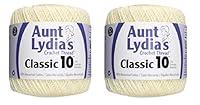 Algopix Similar Product 3 - Aunt Lydias Crochet Thread  Size 10 
