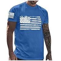 Algopix Similar Product 5 - Ymosrh Mens TShirts American Flag