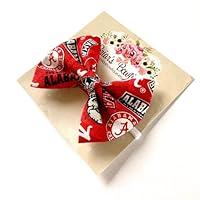Algopix Similar Product 2 - Crimson Tide Bow Baby Headband or Hair