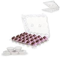 Algopix Similar Product 13 - 24 Compartment Mini Cupcake Containers