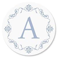 Algopix Similar Product 5 - Personalized Ornate Initial Envelope