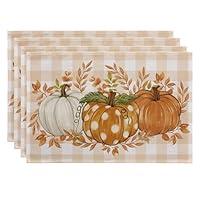 Algopix Similar Product 10 - Romanstile Fall Placemats Set of 412 X