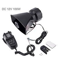 Algopix Similar Product 15 - PARTOL Car Siren Horn 7 Tone Sound with