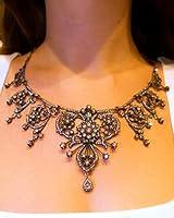 Algopix Similar Product 10 - Ottoman Style Diamond Bib Necklace