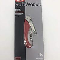 Algopix Similar Product 12 - Manual Corkscrew by OXO  RED cork