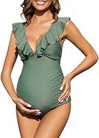 Algopix Similar Product 19 - American Trends Maternity Swimsuit