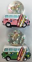 Algopix Similar Product 16 - Snowglobe Turtle Hawaiian Design set of