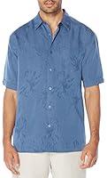 Algopix Similar Product 7 - Cubavera Mens Short Sleeve Polyester
