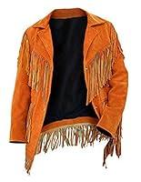 Algopix Similar Product 4 - Mens Suede Leather Native American