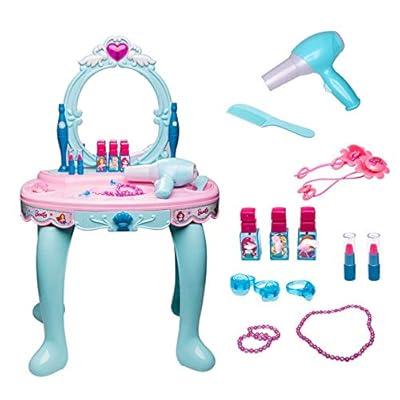 Toys for Girls,Kids Makeup Kit for Girl,Toddler Vanity Makeup Set with  Lights,Sound,Kids Toys Princess Pretend Play Washable Make Up Toy,Christmas