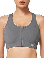 Algopix Similar Product 6 - Yvette Zip Front Sports Bra  High