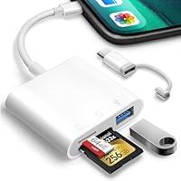 Algopix Similar Product 13 - Oyuiasle SD Card Reader for iPhone iPad