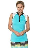 Algopix Similar Product 19 - Chase54 Womens Harlem Sleeveless Polo