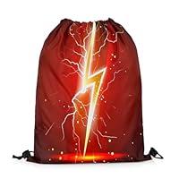 Algopix Similar Product 3 - Manfei Glitter Lightning Red Drawstring